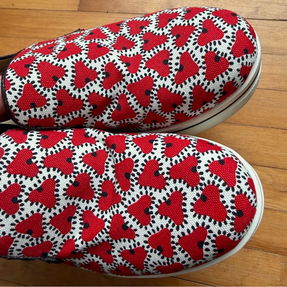STELLA MCCARTNEY Hearts Binx Slip-On Wedge Platform Sneaker Women's Size EU 40 - Picture 7 of 14